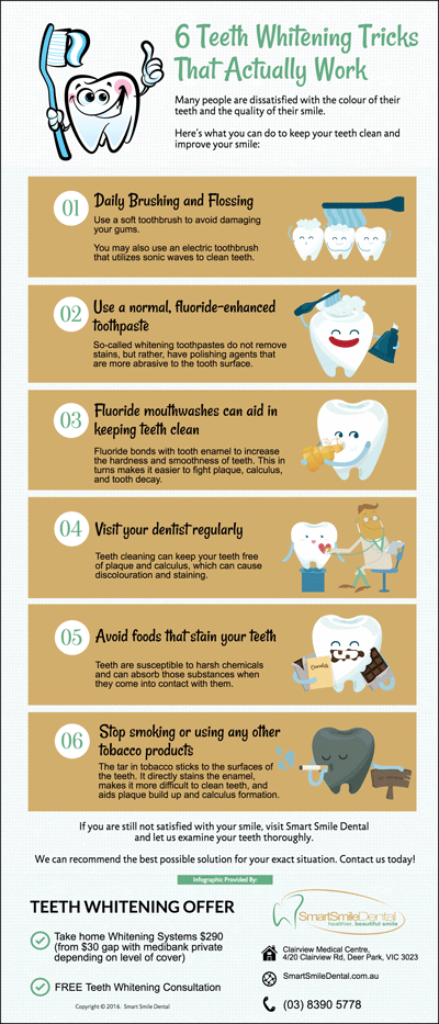 Dentist Deer Park Tips: 6 Teeth Whitening Tricks That Actually Work
